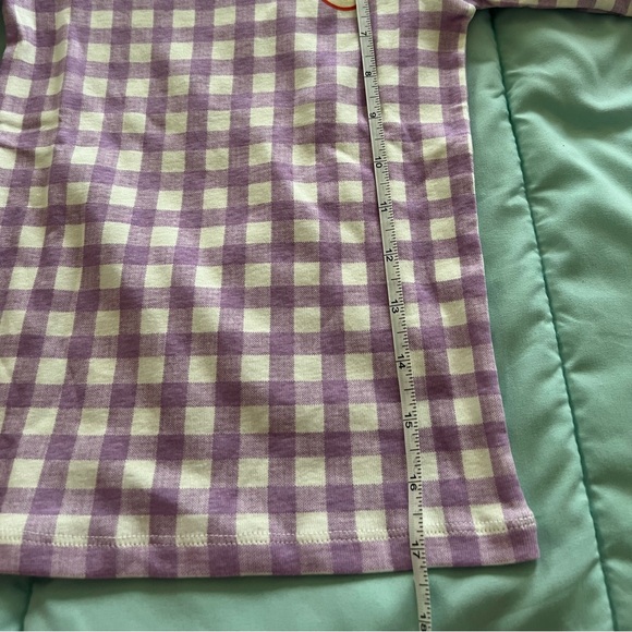 Molli Melli Girls Purple Checkered Apple 2 Piece Pajama Set - Picture 8 of 10